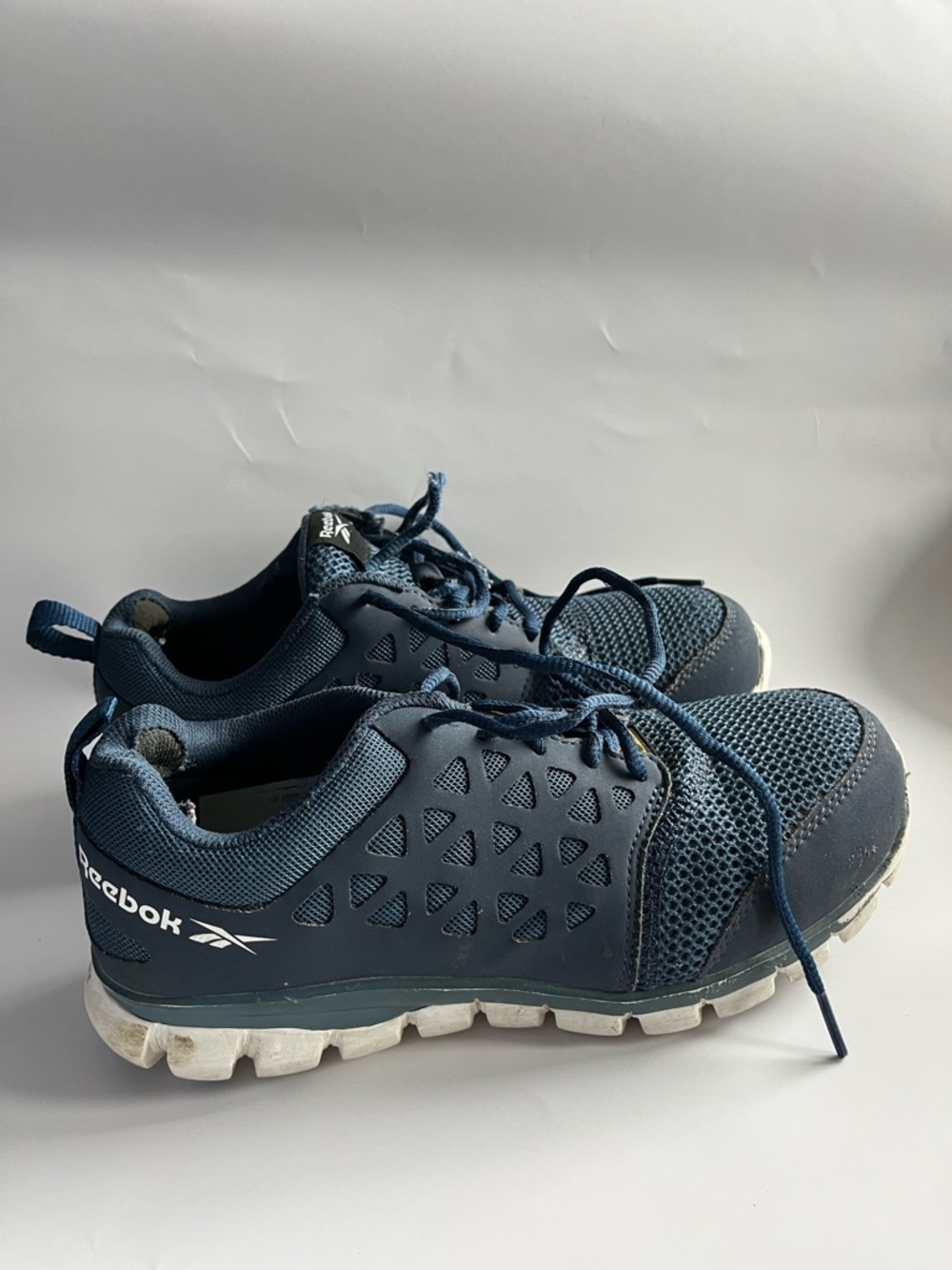 Reebok Work Women's Navy Sublite SD Composite Toe Safety Shoes in size 9W(wide)